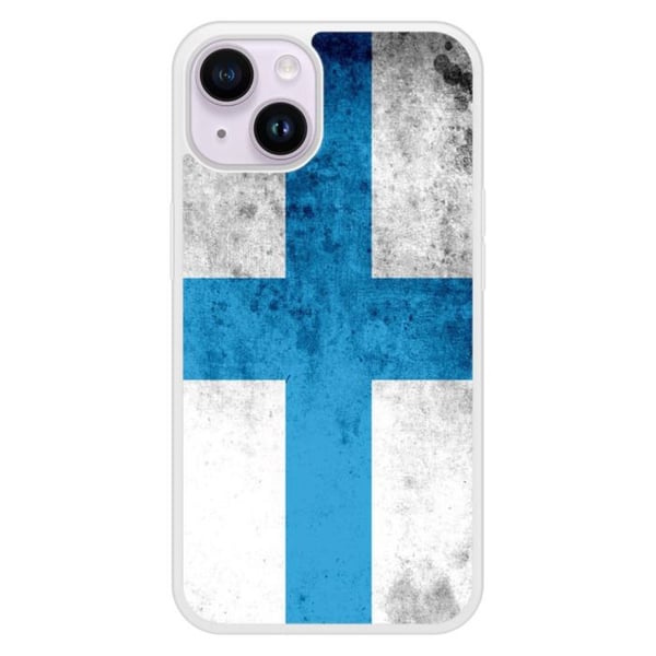 Förstärkt silikonskal tryckt kompatibelt med Apple iPhone 14 Marseilleflagga
