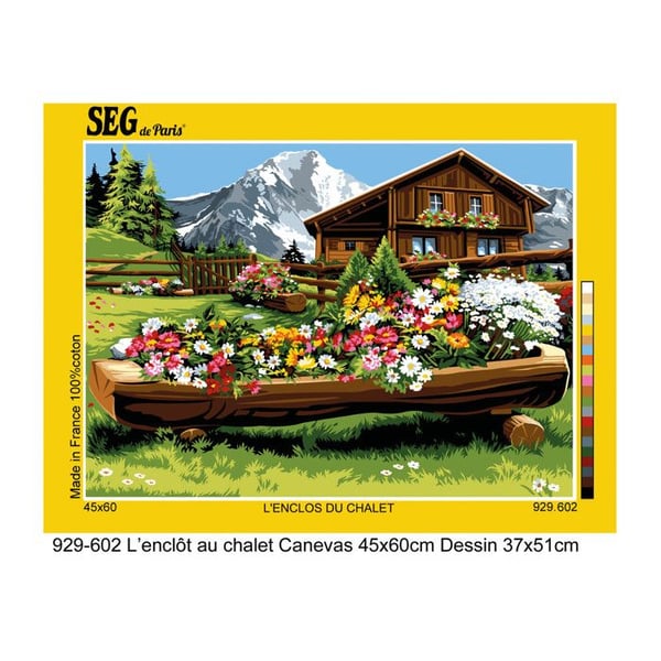 Antik duk L'enclos du chalet 45x60cm - SE929.602