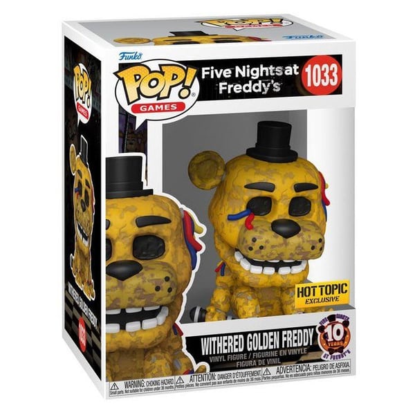 Figurine Funko Pop! N°1033 - Five Nights At Freddy's - Freddy Guld Flädrig