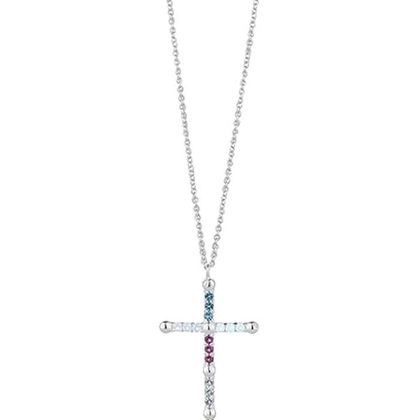 Halsband - RADIANT - Modern och elegant design - Rostfritt stål, Läder, Keramik