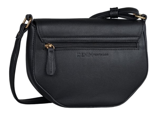 Skuldertaske - TOM TAILOR - Taya Saddle Bag - Sort - 22x15x7 cm - Kvinde