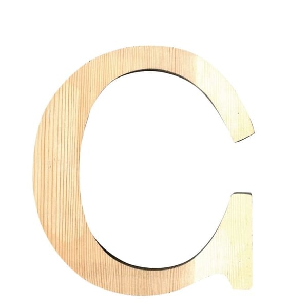 BREV C - 19 CM - TRÄ