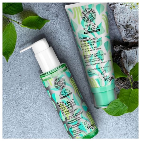 NATURA SIBERICA - Ansiktsmask som minimerar porerna bereza 100 ml kräm