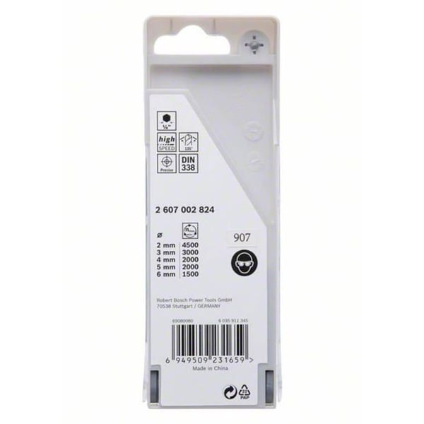 Bosch tillbehör 2607002824 PointTeQ 5-delad skaftborrsats