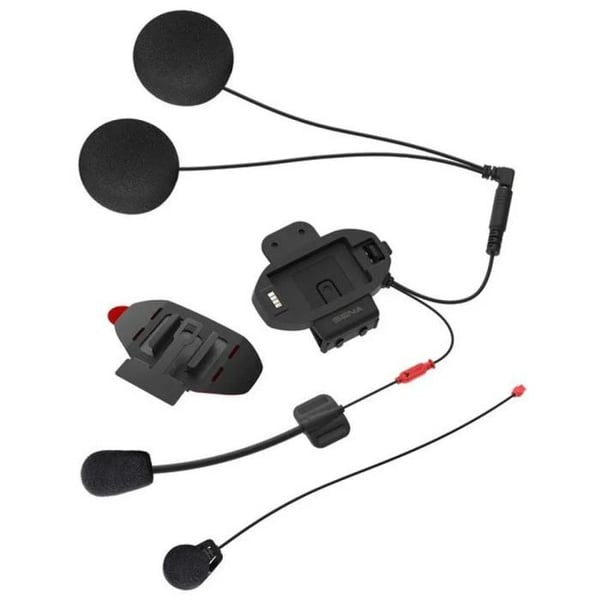 Kit för headsetklämmor - Sena - SF1/SF2/SF4 - HD-högtalare - Svart
