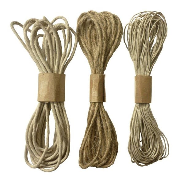 Graine Créative - Snöre i naturlig jute 3 nystan
