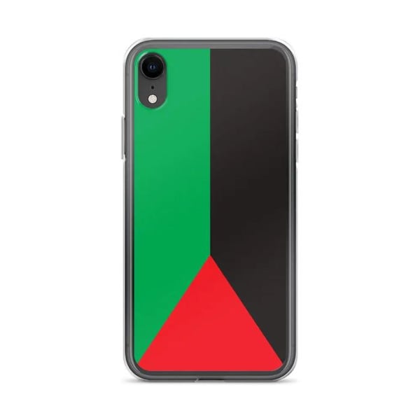 Mobilskal – Martiniqueflagga – Kompatibel med iPhone XR – Mjuk fodral – Slitstark och stötabsorberande - Silikon - Pixelforma