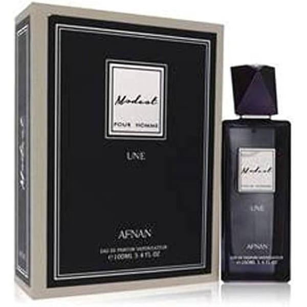 Parfym för män - AFNAN - Modest Pour Homme Une - Eau de parfum - 100 ml - Gourmet bärnsten orientalisk