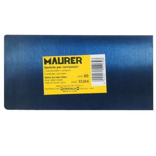 Kaross spatula - MAURER - 80mm - Stål - Blå - Professionell
