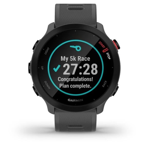 Sportansluten klocka - GARMIN - Forerunner 55 - Monterra Grey (Grå)