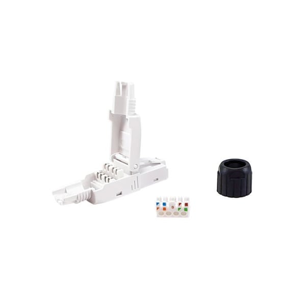 RJ45-kontakter - Equip - 121161 - Verktygsfri - Cat.6 - Paket om 5
