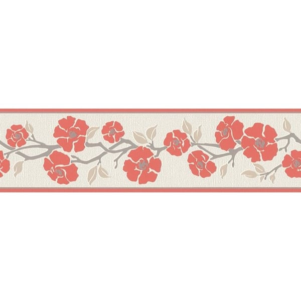 A.S. Creation Bara 11 384324 tapet Non-vävd Blommor 5.00 x 0.17 m Röd