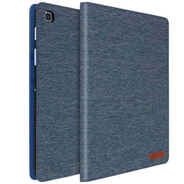 Tabletfodral - AVIZAR - Galaxy Tab S5e - Ekoleder - Inbyggd stöd - Kortfack