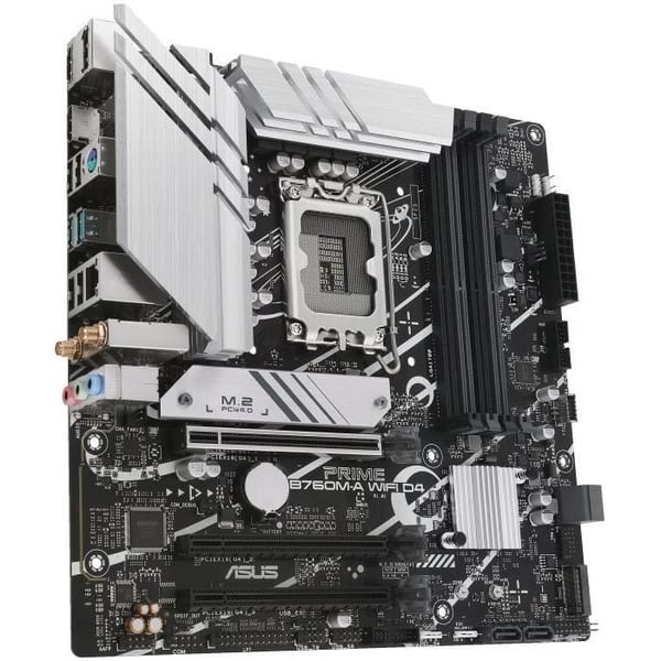 Moderkort - ASUS - PRIME B760M-A WIFI D4 - LGA 1700 - DDR4 - Wi-Fi 6