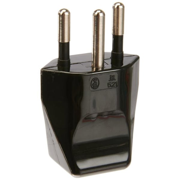 Svensk elektrisk kontakt - Bachmann - Typ J - Svart - Termoplast - 10 A - 250 V - 220-240 V - 50 Hz - 9.8x10.4x1 cm