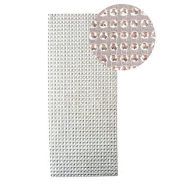 Graine Créative - Klistermärke med strass 10 x 25 cm Silver