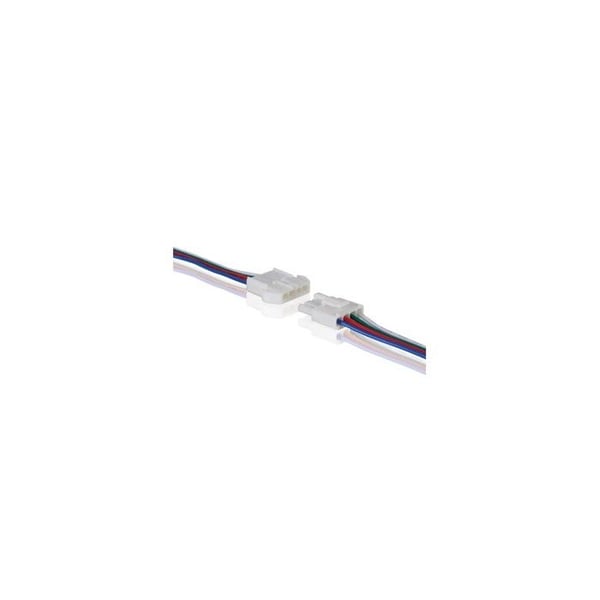 Anslutare för RGB LED-slang med kabel (hane-hona)