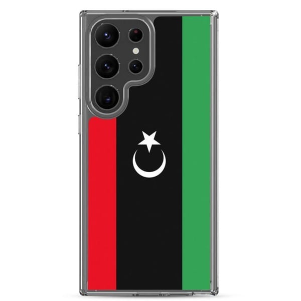 Mobilskal – Libyens flagga – Passar Samsung Galaxy S23 – Mjuk fodral – Slitstark och stöttålig – Pixelforma