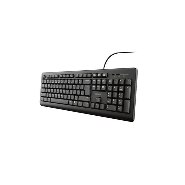 USB-tangentbord - TRUST - PRIMO - Tyska - 104 tangenter - Svart