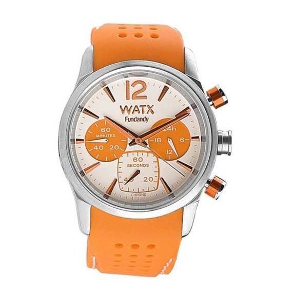 Klocka - WATX - FUNDANDY CRONO RWA0465 - Kvarts - Analog - Rostfritt stål