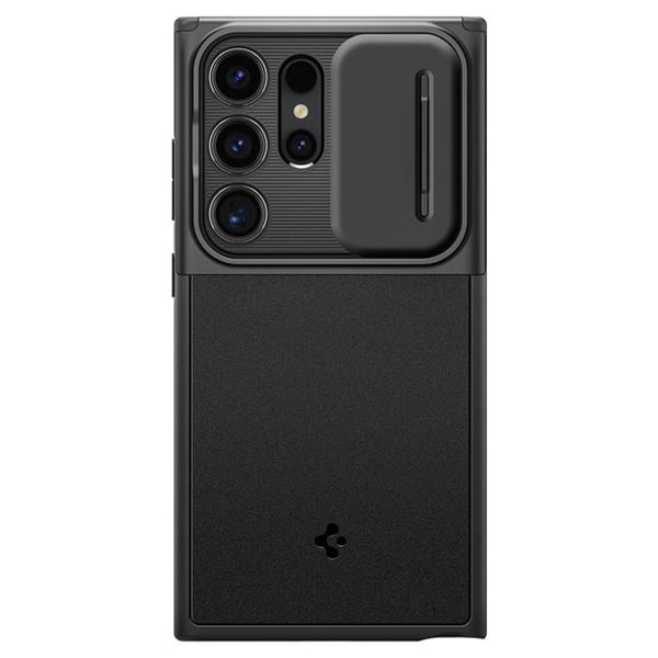 Fodral till Samsung Galaxy S24 Ultra - Spigen Optik Armor - Svart