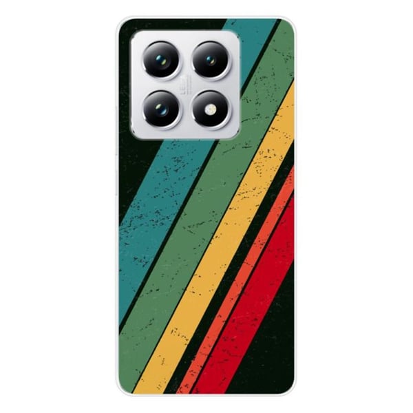 Siliconfodral - Kompatibel med Xiaomi 14T Pro - grunge design