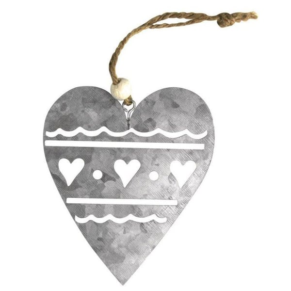 Rayher - Metallhänge Hjärta 7,5 x 9 cm