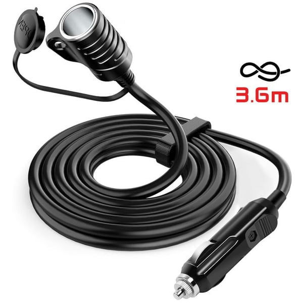 Tändarförlängning - AVIZAR - 3.6m - Rent Koppar - 12-24V - 15A