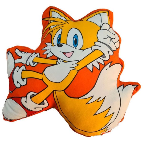 Kudde - SEGA - Sonic The Hedgehog Tails 3D - Orange - Syntetisk - Vintage