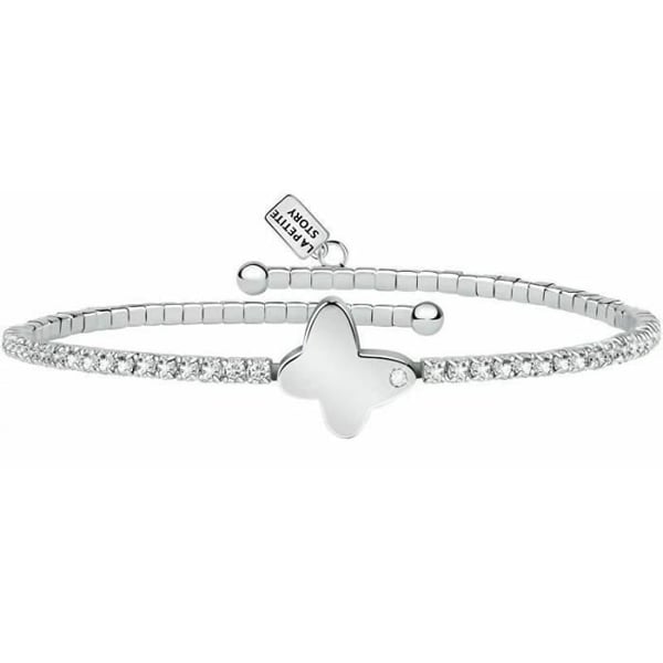Silver bracelet - La Petite Story - Lps05ase05 - Crystals - Bow belt - Women