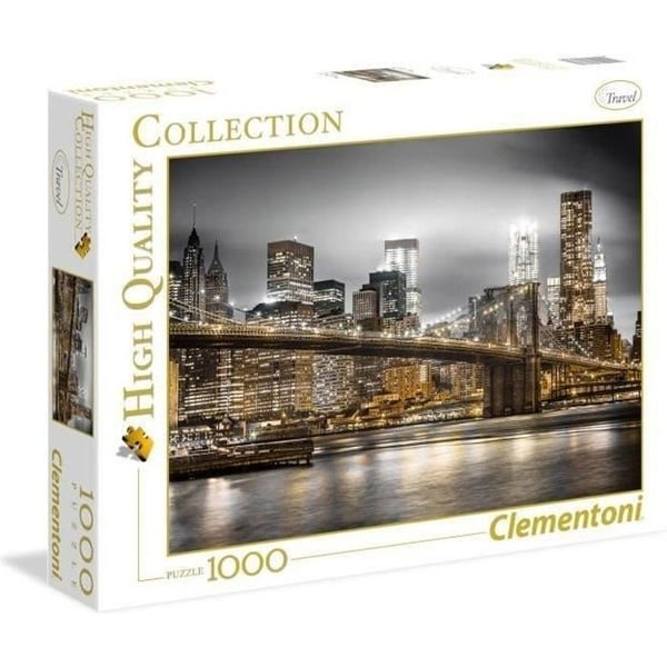 1000 bitars pussel New York Skyline - CLEMENTONI - Arkitektur och monument - Vuxen - Interiör