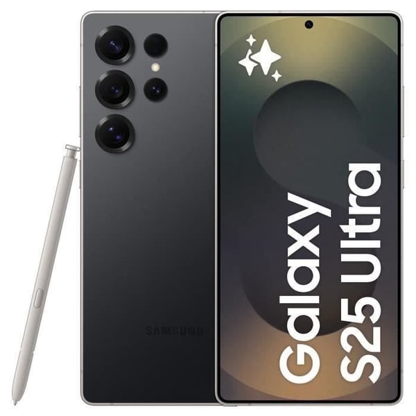 SAMSUNG Galaxy S25 Ultra AI Smartphone 1 Till Noir Titane