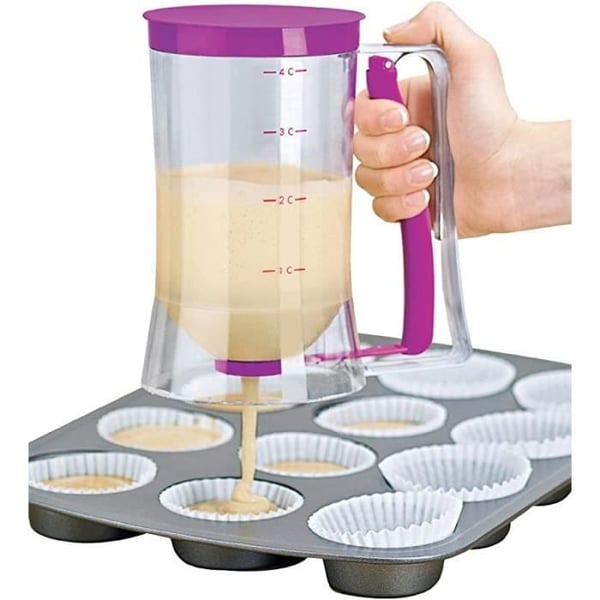 Matdistributör - ZGEER - Manuell tratt - 900 ml - Plast - Transparent