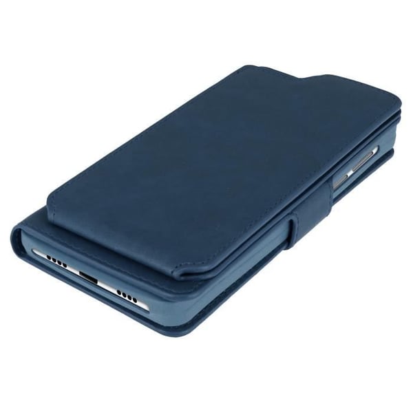 Plånboksfodral för smartphone - AVIZAR - Universal - 5,3 till 5,5'' - Midnattsblå - Soft Shell