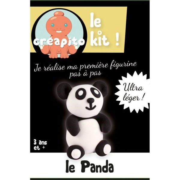 MégaCréa DIY - Kit för barn med modellera Creapito Pandan