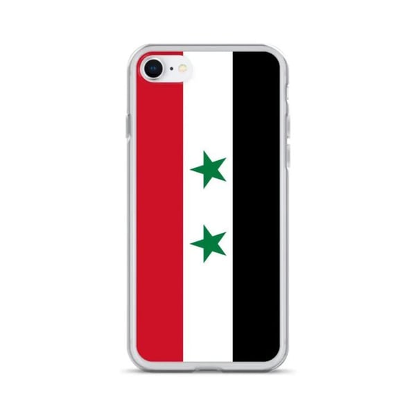 Telefonfodral - PIXELFORMA - iPhone 6S - Syriens flagga - Flexibelt - Stötsäkert - Silikon