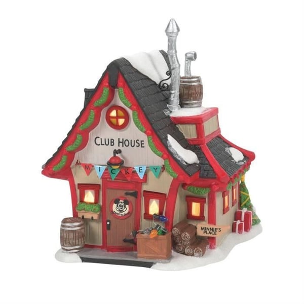 Dekorativ figur - ENESCO - CLUB HOUSE - Mickey & Minnie - Resin - 19 x 15,5 cm