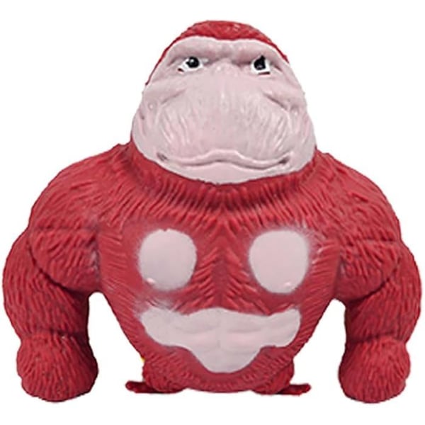Gorilla Antistress Stretchy 13 cm – Utsträckbar och Deformbar Leksak, Slumptal Färger, Rolig Antistress för Barn och Vuxna