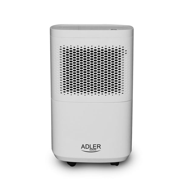 Sähkökäyttöinen kannettava kosteudenpoistaja, 10L / päivä, hiljainen, 60m3 osille Adler AD 7917 200W valkoinen