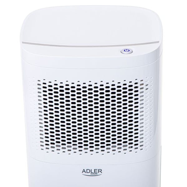 Sähkökäyttöinen kannettava kosteudenpoistaja, 10L / päivä, hiljainen, 60m3 osille Adler AD 7917 200W valkoinen