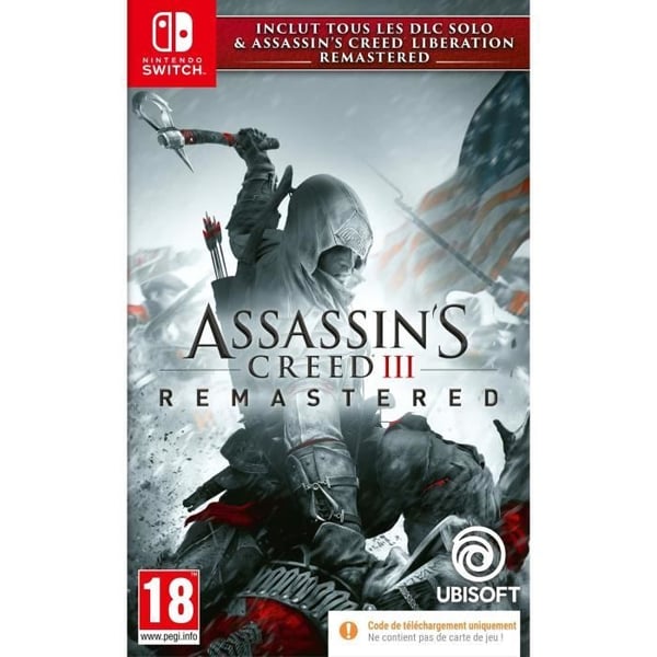 Assassin's Creed 3 + Assassin's Creed Liberation Remaster (kod i rutan) Byt spel
