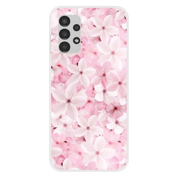 Tryckt silikonfodral som är kompatibelt med Samsung Galaxy A13 4G Sakura