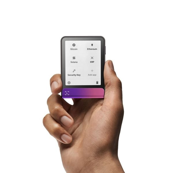 Cryptowallet Ledger Flex™ Rose Magenta karmin med inkluderet recovery key