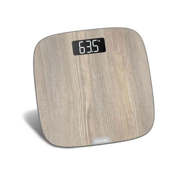 Personvåg - TEFAL - Origin Light Wood - Kapacitet 160 kg - XXL-skärm - Ljust trä