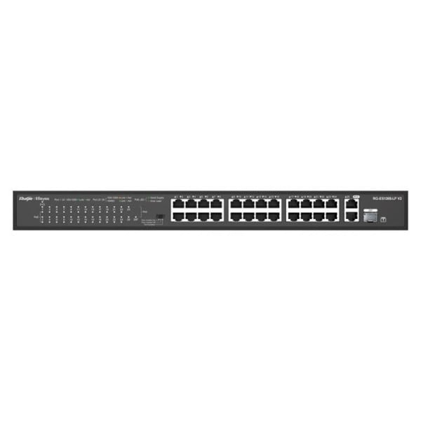 Switch - RUIJIE - RG-ES126S-LP V2 - 24 portar - 10/100 Mbps - Icke hanterad