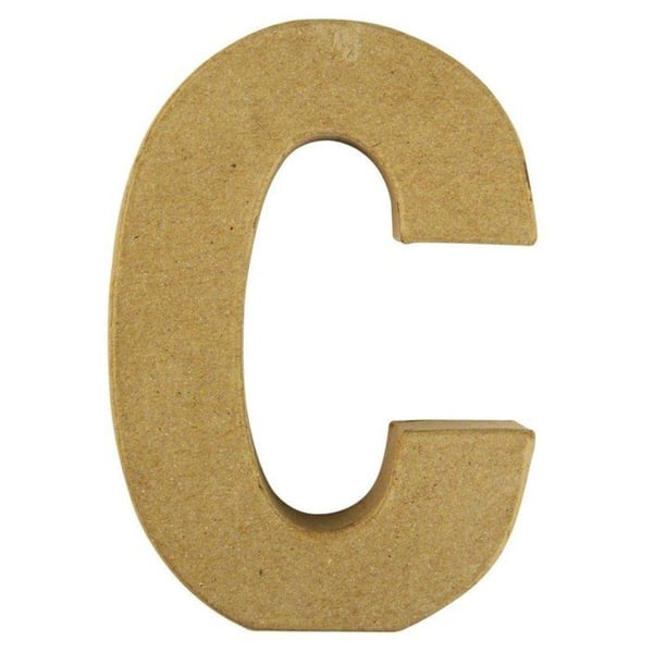 Brev i pappersmaché C FSC Återvunnen, 15x10,5x3cm