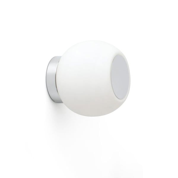 LED Vägg- eller Taklampa - FARO - MOY - Ø13cm - Krom - IP44 - R samtida design