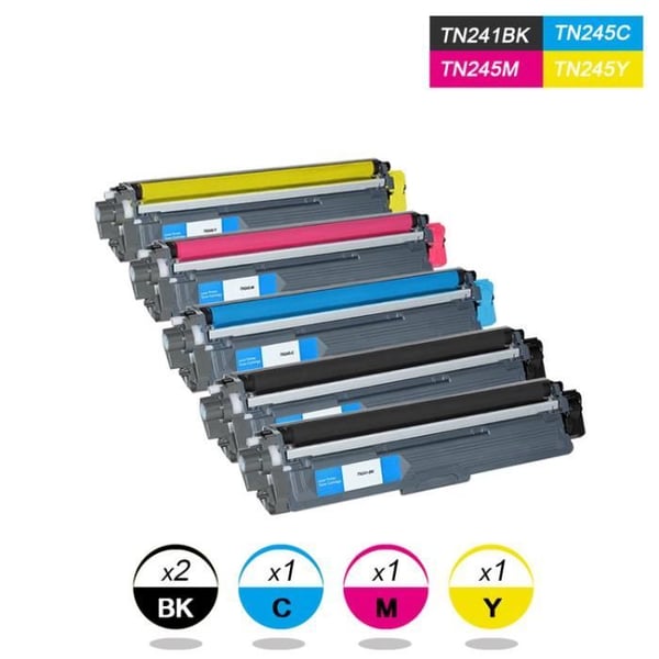 Kassett Toner TN241BK - TN245 för Brother DCP-9020CDW HL-3140CW HL-3150CDW MFC-9140CDN