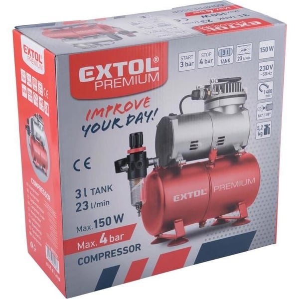 Kompressor EXTOL PREMIUM, 150W, 8895301