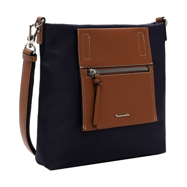Axelväska med axelrem - TAMARIS - Fabrizia Crossbody Bag - Blå - 100% polyester - 27x24x6 cm